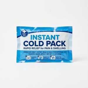 Impacco di Ghiaccio Istantaneo Monouso da 200g, Classe I Medica, con Urea e <span class=keywords><strong>Acqua</strong></span> per <span class=keywords><strong>Terapia</strong></span> Fredda e Riduzione del Gonfiore Post-Operatorio - Product Image 1