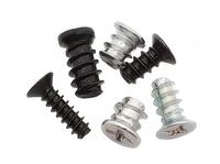 Vis Euro autotaraudeuse pour meubles, tête fraisée plate Pozi, en acier au carbone zingué, M6.2*11mm, personnalisée en usine