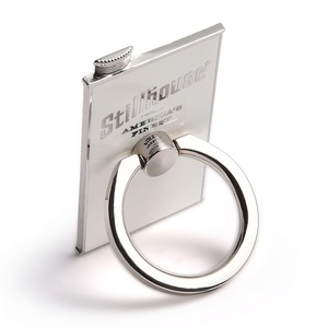 Soporte Metálico para Teléfono Móvil en Forma de Botella Plegable, Color Plateado, con Logotipo Personalizado, Venta Caliente - Product Image 6