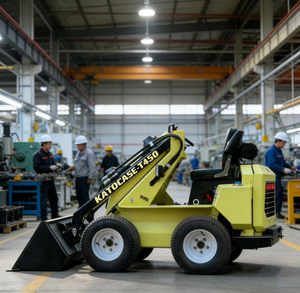 KOSTENLOSER VERSAND China KATOCASE Mini-Kompaktlader 0,5 Tonnen Dieselmotor 16200W Radlader Motorpumpe Kurzer Wendekreis - Product Image 3