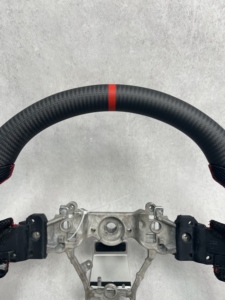 Volante Personalizado de Fibra de Carbono Real para Subaru WRX STI 2015 2016 2017 2018 <span class=keywords><strong>2019</strong></span> 2020 - Product Image 4