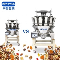 Máquina de Envasado Automática con Pesadora Multicabezal de 10/14 Cabezas con Certificación CE para Frutas Liofilizadas/Nueces Mixtas