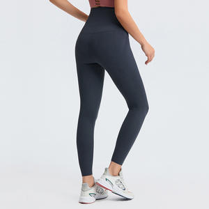 Pantalon moulant à boutons pour femmes, taille haute, body shaper mince, <span class=keywords><strong>anti</strong></span>-<span class=keywords><strong>cellulite</strong></span>, leggings de mise en forme respirants pour l'entraînement - Product Image 2