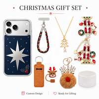 Coque de téléphone antichoc miroir électroplaqué argent de haute qualité pour iPhone, avec sangle, bracelet de montre et collier – Coffret cadeau de Noël