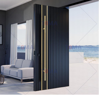 Portes en fer NFRC CE AS2047, porte d'entrée double, porte métallique pour maisons, porte intérieure avec cadre