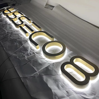Letrero LED 3D Iluminado para Farmacias y Negocios al Aire Libre, Letras de Canal Retroiluminadas con Luz de CA para Empresas y Publicidad en Centros Comerciales
