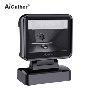 Lecteur de codes-barres 2D filaire de bureau A-85 pour supermarché, interface USB, capteur CMOS, détection automatique, imagerie omnidirectionnelle, stock - Product Image 4