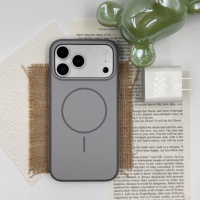 Étui de téléphone hybride personnalisé en TPU+PC mat compatible avec les modèles 17 Pro et 17 Pro Max