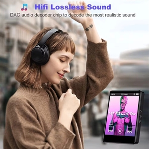 Lecteur MP3 portable mini, radio FM, enregistreur vocal, lecteur de livres électroniques, format vidéo AVI avec grand écran de 2,8 pouces - Product Image 4