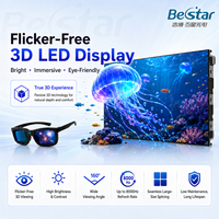 Mur vidéo LED 3D polarisé passif Bestar Ultra HD 8K HDR10+ sans scintillement, taux de rafraîchissement élevé, pour des projets de divertissement immersifs