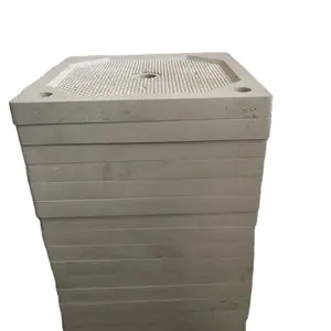 1250mm tamanho vertical filtro placa usada para filtração de águas residuais filtro prensa