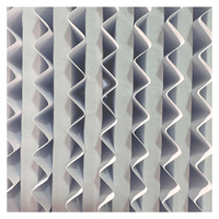 Venta caliente reemplazo de aire filtro Hepa partición de papel Mini plisado marco de aluminio verdadero Filtros de alto flujo de aire