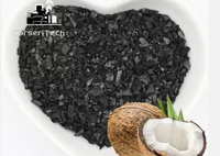 Noir Offre Spéciale de charbon actif granulaire de coquille de noix de coco de prix usine pour la purification de l'eau et les additifs de pétrole