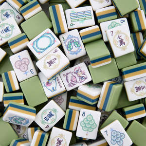 Factory Wholesale 4 Layer 160 Acrylic Engraved <b>Set</b> Luxury American Mahjong Tiles - Product Image 1