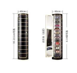 Mueble Zapatero de Columna Moderno y Lujoso para Sala de Estar, Dormitorio, Baño y Balcón - Product Image 6