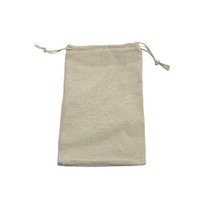 Sac en lin mini uni recyclable avec logo estampé, fourni par l'usine pour l'emballage de cadeaux culturels