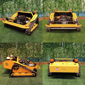 Tondeuse robot chenillée robuste Lidar 800 mm avec broyeur forestier 12 CV 60 °   Coupe-herbe sans fil pour pâturage d'alfalfa - Product Image 2