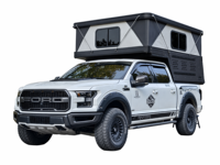 Capot rigide pour pick-up, coque de camping pour camionnette, couvre-caisse 4x4, camping tout-terrain, coque en aluminium double couche, étanche, rapide à installer
