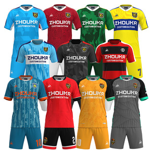 2022-2023 Conjunto De Camiseta De Fútbol Retro Para Hombres Uniformes De Fútbol Personalizados Con Corte Automatizado Al Por Mayor Equipaciones De <span class=keywords><strong>Ftbol</strong></span> - Product Image 2