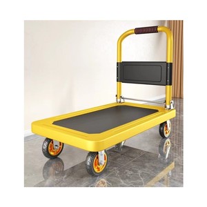 Multipurpose 90*60cm 500kg Black Folding Easy <b>Moving</b> Hand Push Cart Platform <b>Trolley</b> for Agriculture - Product Image 6