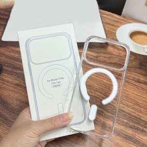 Cho <span class=keywords><strong>iPhone</strong></span> 17 trường hợp trong suốt tùy chỉnh cứng PC TPU rõ ràng Magnetic điện thoại di động Trường hợp bìa cho <span class=keywords><strong>Iphone</strong></span> 17 không khí 16 Pro Max - Product Image 5