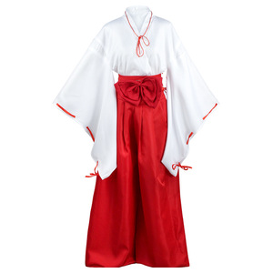 Disfraz de <span class=keywords><strong>Cosplay</strong></span> de Anime <span class=keywords><strong>Inuyasha</strong></span> Kikyo, Kimono Completo, Disfraz de Halloween - Product Image 3