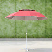 Parasol de plage léger manuel, protection solaire et pluie, durable, pour voyage et pique-nique, vente en gros