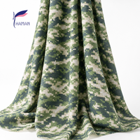 Tissu tissé camouflage imperméable à carreaux imprimé 65% polyester 35% coton, poids moyen, pour veste, chemise, casquette, vêtement