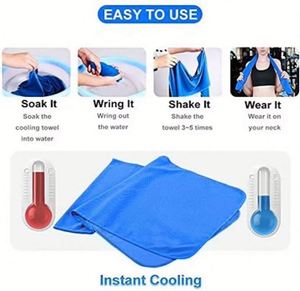 Compressed Woven Quick Dry Fitness Cool Towel <b>Portable</b> Microfiber Polyester/Cotton Sports Towel - Product Image 5
