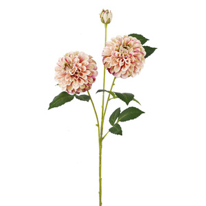 Artificial Dahlia <b>Flower</b> <b>Single</b> Stem 3-Headed Silk High Simulation Wedding Decoration Home Ornament - Product Image 4