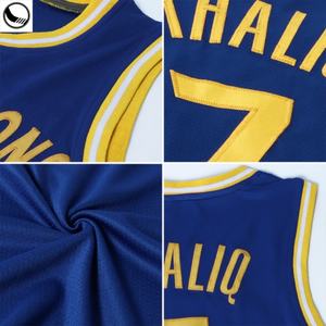 Maillot de basket-ball personnalisé pour hommes, logo brodé, impression par sublimation sur polyester, directement de l'usine BETHERIVAL - Product Image 5