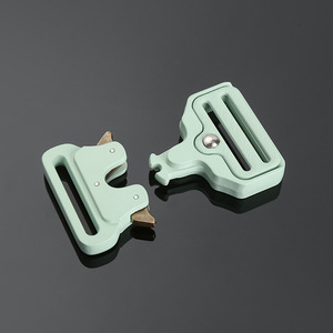 Hebilla de liberación lateral de aleación de zinc negra para cinturones, ropa, bolsos, mascotas, duradera - Product Image 2