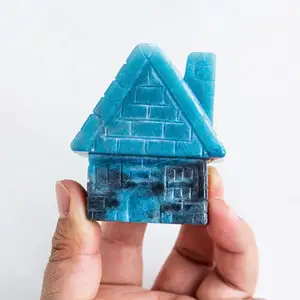 Customize Healing Trolleite House crystal carvings wholesale