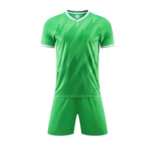 Venta Directa de Fábrica, Uniforme de Fútbol Amarillo Personalizado, 100% Poliéster, Malla Transpirable de Secado Rápido, Tallas Grandes, Unisex, Transferencia Térmica - Product Image 2