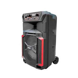 8 Inches <span class=keywords><strong>MBA</strong></span> Mô Hình Tư Nhân Nhựa Chuyên Nghiệp Super Bass Karaoke Loa Xe Đẩy DJ Loa với Đèn Flash Đèn Bên - Product Image 3