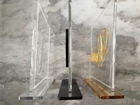 Nouvelle Arrivée Moderne et Simple : Support de Numéro de Table en Acrylique Transparent pour Restaurant, Hôtel, Mariage – Décoration Géométrique pour Calligraphie