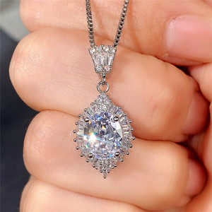Collana da sposa vintage elegante per donna, gioielli alla moda per feste serali e fidanzamenti - Product Image 3