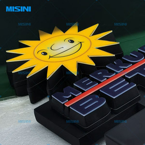 Tùy chỉnh trang trí trong nhà miễn phí đứng truy cập hàng đầu hiển thị <span class=keywords><strong>LED</strong></span> bảng dấu hiệu ánh sáng máy tính để bàn hướng dương dẫn đăng ký - Product Image 5