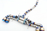 Knalpot Performa RVE untuk Nissan GTR R35 3.8T V6 Valved Sport Titanium Catback Exhaust Tuning Exhaust System