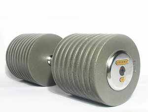 कस्टम लोगो ने लोहे की डम्बल सेट 50 किलो फिटनेस वेट प्लेट मोक 100 किलोग्राम के साथ लोहे की सामग्री डाली - Product Image 2