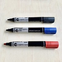 Marqueur permanent à encre huileuse 14 cm, pointe large, séchage rapide, imperméable, pointe conique 1,5 mm, pour logistique express en carton