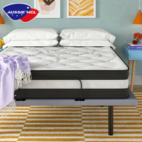6 8 10 12 "King Size Cooling High Density Foam Bonnel Feder kern matratze in einer Box Top Comfy Gel Memory Foam Taschen feder matratze