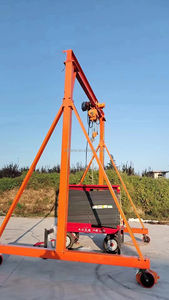 รถเครนโครงไฟฟ้าเคลื่อนที่ขนาดเล็กสำหรับโรงรถ1-5ตันปรับความสูงได้ส่วนประกอบแกนมอเตอร์เครื่องยนต์ควบคุมระยะไกล - Product Image 2