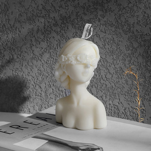 <span class=keywords><strong>Bougie</strong></span> d'aromathérapie fille flamboyante et les yeux bandés Style de fille exquisteHandmadeDIYAroma <span class=keywords><strong>Bougie</strong></span> de Noël - Product Image 3