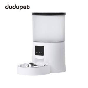 Comedero Automático para Mascotas Dudupet, Redondo, Grande, Desmontable, con Temporizador Inteligente para Perros y Gatos, con Control por Aplicación - Product Image 1