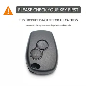 Porte-clés en silicone pour <span class=keywords><strong>clé</strong></span> de voiture, 2 boutons, pour Renault Duster Clio DACIA 3 <span class=keywords><strong>Twingo</strong></span> Logan Sandero Modus pour Nissan - Product Image 5