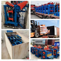 Machine automatique de fabrication de blocs creux en ciment non cuit, prête à l'exportation, à pression hydraulique, poids 3500 kg, garantie 1 an