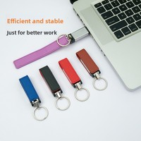 Casing Kulit Grosir Baru U Disk U-33 8G/16G/32G Kecepatan Tinggi Kapasitas Besar Hadiah Bisnis Logo Cetak Warna USB 2.0/3.0 Garansi 1 Tahun