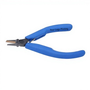 Pince à bec plat QORVEX INSTRUMENTS de haute qualité en acier inoxydable avec mâchoires en cuivre et poignées doublées de cuivre pour la fabrication de bijoux, légère, 1 pièce - Product Image 1