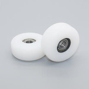 Rodillos de Polea Planos Recubiertos de Nailon PA66 de Plástico de Ingeniería al por Mayor, 9.525*50.8*20.9mm - Product Image 4